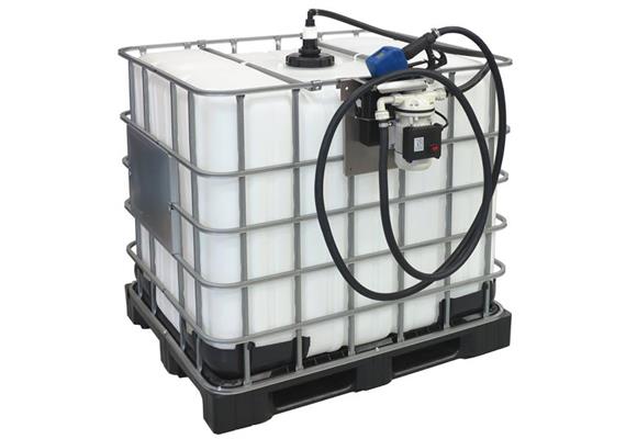 Pompe à membrane AdBlue® SB30-IBC 230 V avec pistolet automatique ASBZ avec compteur