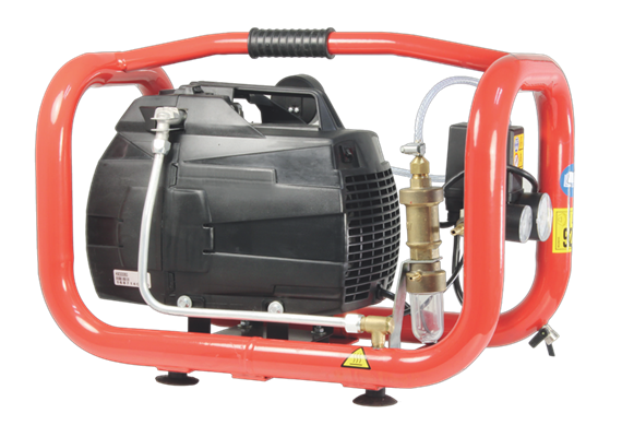 Pompe à pression/vacuum 230V avec cadre