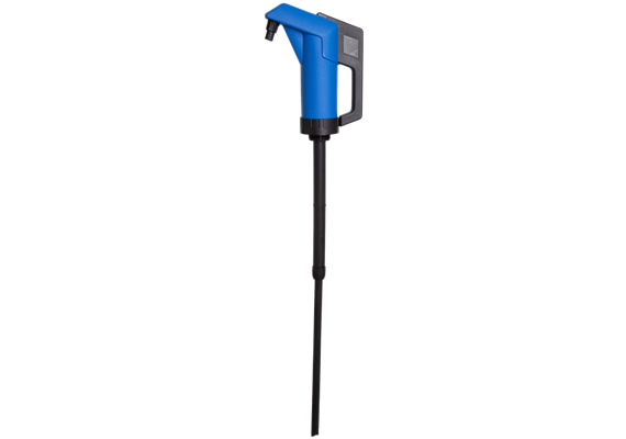 Pompe manuelle HP33 en nylon avec joint NBR pour fûts de 50-200 l (BLEU)