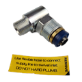 PR, raccord pivotant ½" PU 600 bar, 10 mm pour huile et graisse