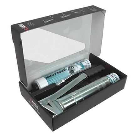 Promo-Set - Pompe à levier Lube-Shuttle, avec raccord rigide E4024, R1/8"