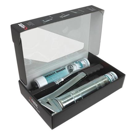 Promo-Set - Pompe à levier Lube-Shuttle, avec raccord rigide E4024, R1/8"