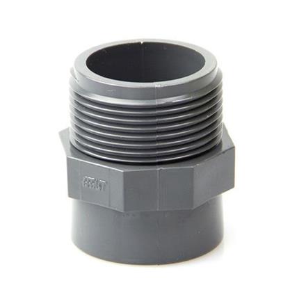 PVC Redktion 1" AG x 3/4" IG