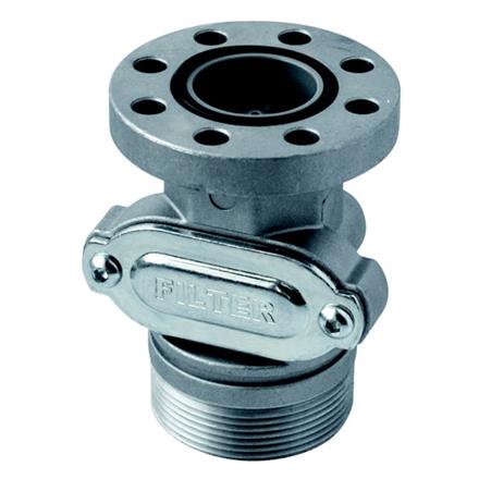 Raccord 2" ext. pour fût PIUSI avec clapet anti-retour et filtre