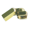 Raccord coulissant pivotant en laiton pour graisseurs à tête plate à 6-8 pans, ø 15/16 mm