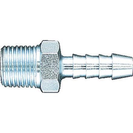 Raccord de tuyau en acier galvanisé 8 x 1/4" ext.