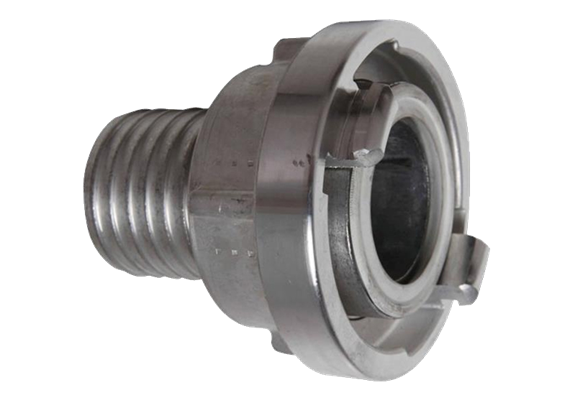 Raccord fixe STORZ 1" embout pour tuyau, taquets 31 mm