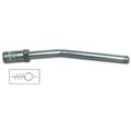 Raccord rigide courbé 150 mm avec agrafe 4 mors et clapet de retention - R1/8"