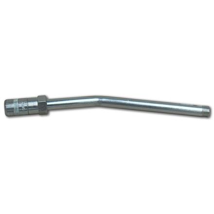 Raccord rigide courbé 150 mm E4024 avec agrafe 4 mors - M10x1