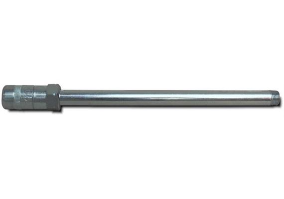 Raccord rigide droit 150 mm avec agrafe hydraulique 4 mors - R1/8"