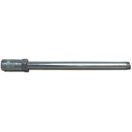 Raccord rigide droit 150 mm avec agrafe hydraulique 4 mors - R1/8"