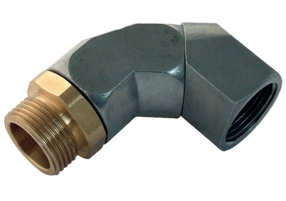 Raccord tournant 90° - 1" femelle/mâle