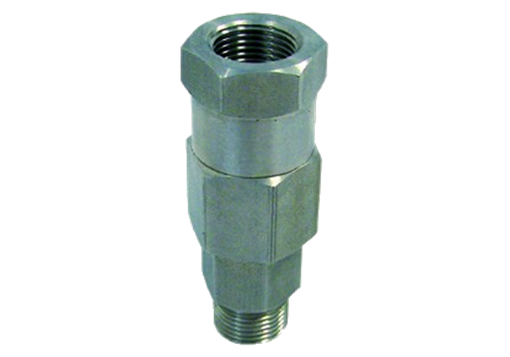 Raccord tournant linéaire Inox 3/8" femelle/mâle, 200 bar, 120° C