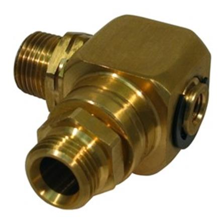 Raccord tournant pour enrouleur flexible DN16 - 3/4" ext./ext., maxi 60 bar