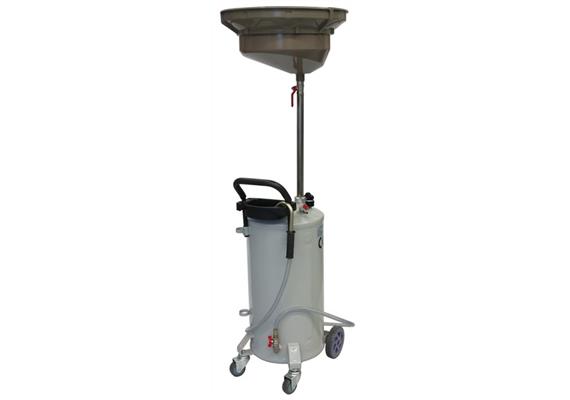 Récupérateur d'huile 75 l mobile avec vidange sous pression