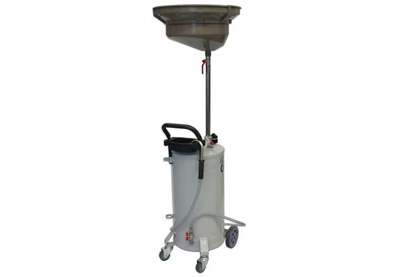 Récupérateur d'huile 75 l mobile avec vidange sous pression