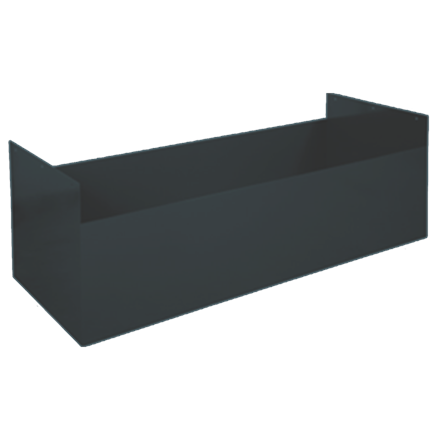 Récuperateur d'huile pour 3 réservoir 450 l en acier verni