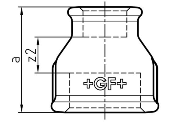 Reduction GF Fittings N° 240 galvanisé 3"-2" femelle | Bild 2