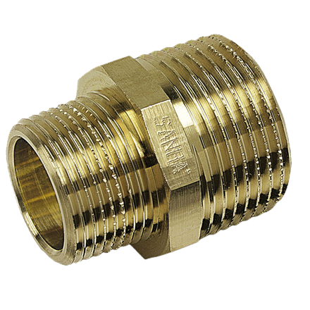 Reduziernippel Rotguss 3/8" AG x 1/4" AG