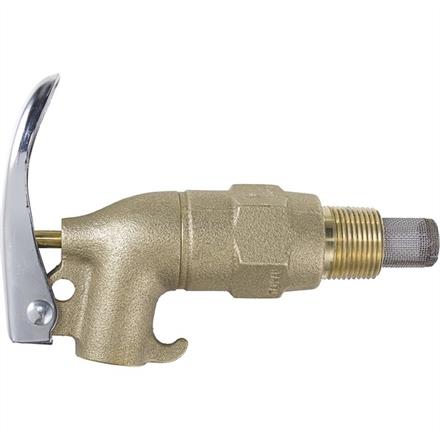 Robinet de sécurité pour fût d'huile 3/4" mâle en laiton - à fermeture automatique