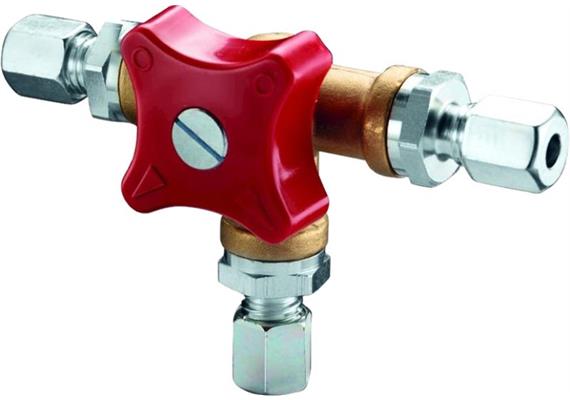 Robinet inverseur 10 x 10 x 10 mm
