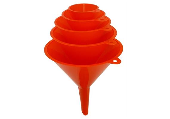 Set d'entonnoirs en plastique F-PP-Set 5 ø 50/75/100/120/150 mm - UE 10 pcs.