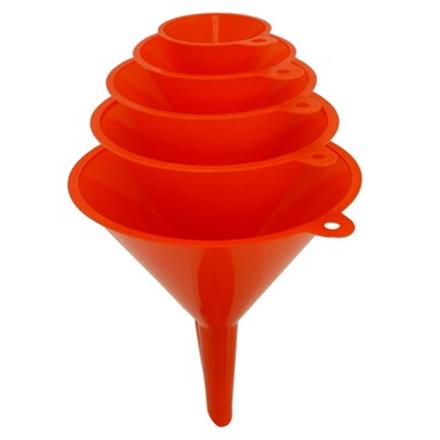 Set d'entonnoirs en plastique F-PP-Set 6 ø 50/75/100/120/150/160 mm - UE 10 pcs.