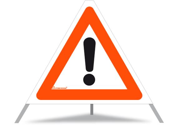 Signal pliable TRIOPAN 60 cm (AUTRES DANGERS) avec étui