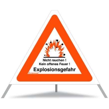 Signal pliable TRIOPAN 60 cm (EXPLOSIONSGEFAHR) avec étui