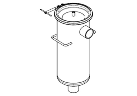 Système de filtration d'huile en acier inoxydable 2" FF avec pied | Bild 1