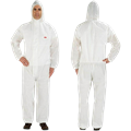 Tenue de protection 3M 4515 cat III type 5/6 avec capuche blanc L - UE 10 pcs.