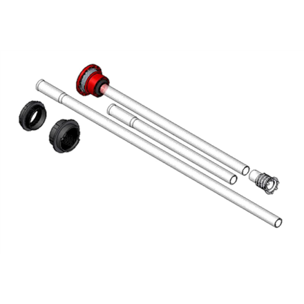 Tube d'aspiration AdBlue® PIUSI avec raccord SEC - 2" pour citernes jusqu'à 1500 litres