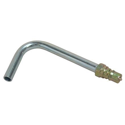 Tube de remplissage coudé avec connecteur