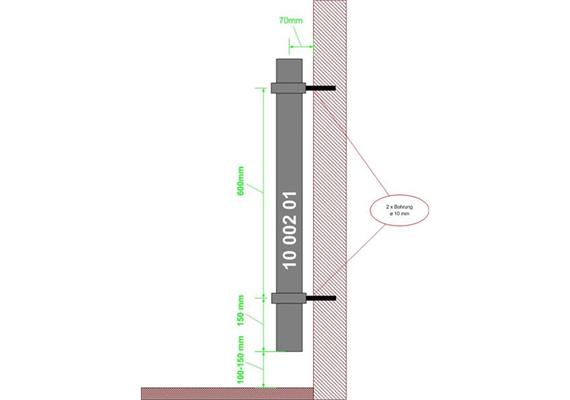 Tube en PE pour le stockage d'une pompe | Bild 2