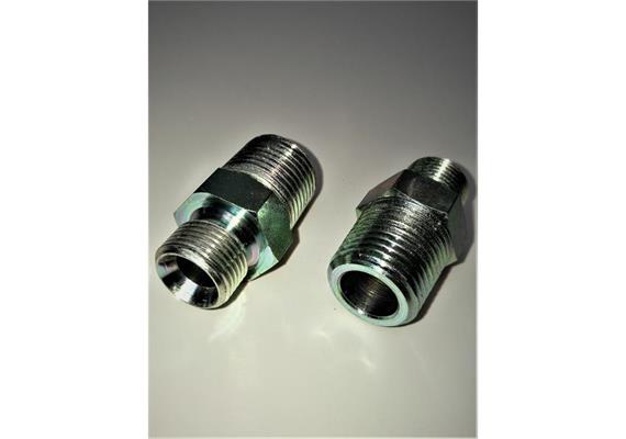 Tubulur double en acier 3/4" con. / 60°