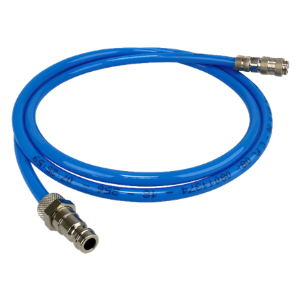 Tuyau de raccordement ø 6 x 1 mm, 1 m, pour manomètre DN2.7