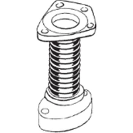 Tuyau ondulé de protection cathodique UNI 1½" x 180 mm