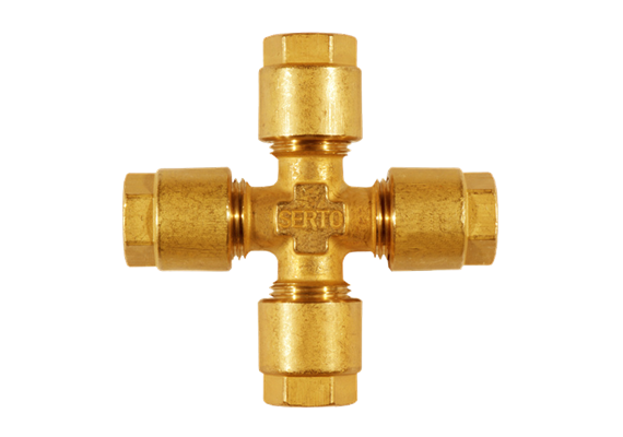 Union a croix Serto 12 en laiton