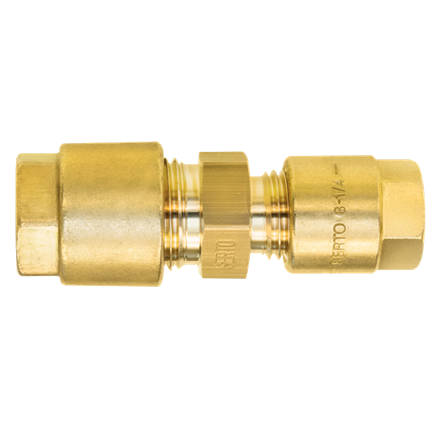 Union double réduite Serto 12-10 en laiton