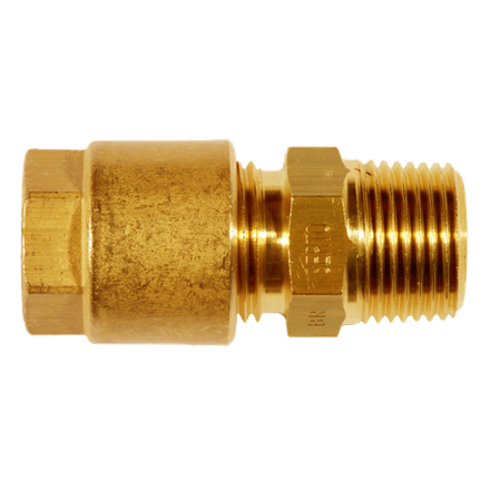 Union mâle Serto 10 - 1/4" en laiton