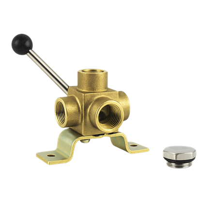 Vanne de commutation à une voie 2/3 réservoir x 1 brûleur 3/8" femelle