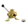 Vanne de commutation à une voie 2/3 réservoir x 1 brûleur 3/8" femelle