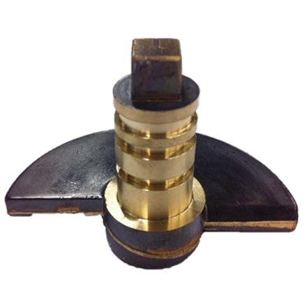 Verrou demi-lune VonRoll pour couvercle 2668-100-03