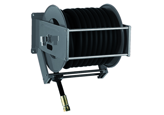 Avvolgitubo 5000 per Diesel/Benzina RAL7016 con 30 m DN20 raccordo 1" maschio