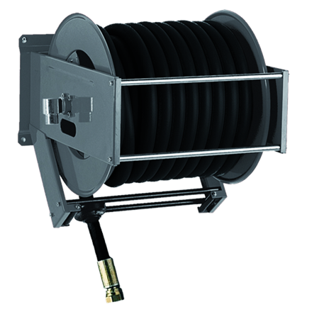 Avvolgitubo 5000 per Diesel RAL7016 con 20 m DN25 raccordo 1" maschio