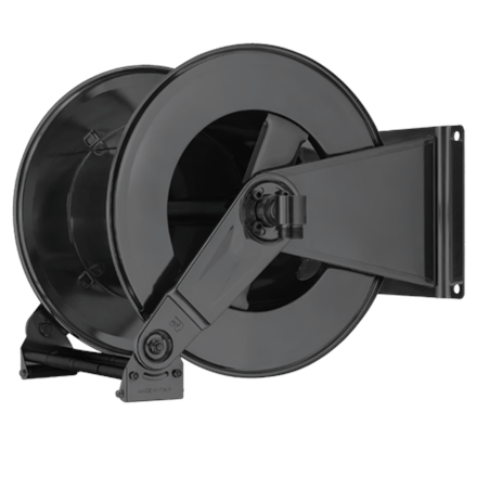 Avvolgitubo HR1300 in acciaio veniciato RAL7016 con 15 m tubo NBR DN20, 1" maschio