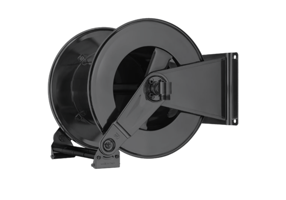 Avvolgitubo HR1300 in acciaio veniciato RAL7016 con 15 m tubo NBR DN20, 1" maschio