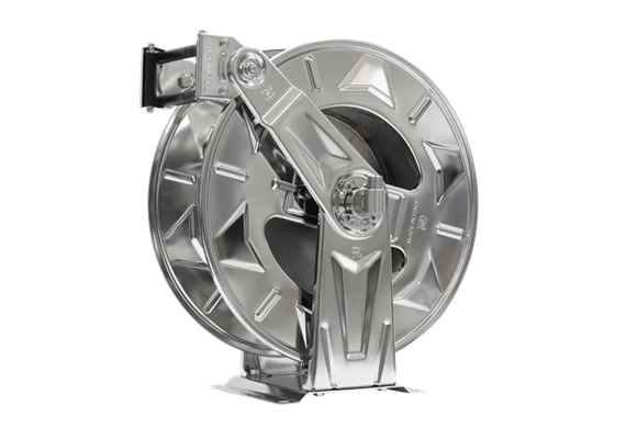 Avvolgitubo inox HR3503 HAI con 30 m di tubo DN19 SBR ¾" 60° femmina