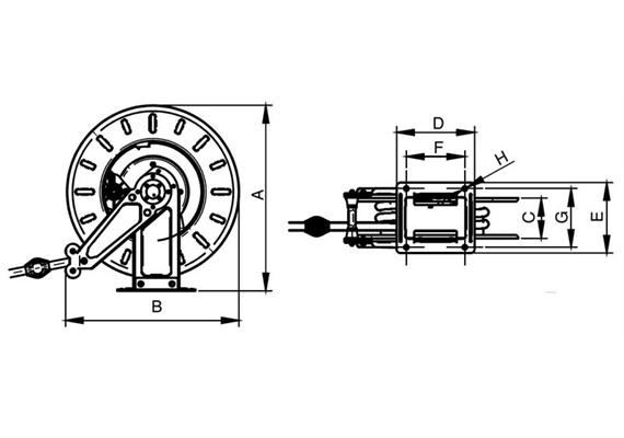 Avvolgitubo PIUSI con 10 m die tubo DN25 | Bild 2