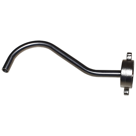 Becco curvo per pompa manuale in acciaio inossidabile